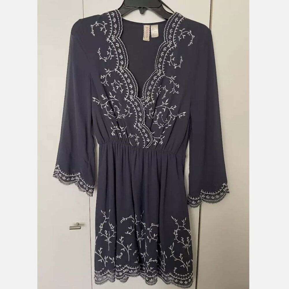 Divided Boho Embroidered Dress Size S / 4
